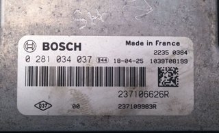 Centralita motor 237106626r renault trafic 103046