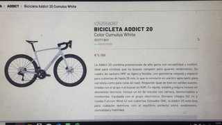 Bicicleta de carretera Scott Addict 20
