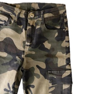 Pantaloni cargo camouflage