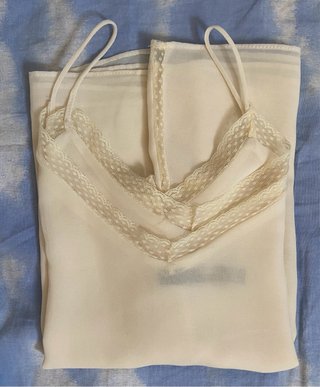 Blusa Zara Beige Encaje