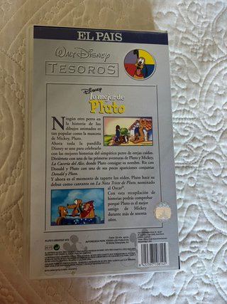 Película VHS Disney: Lo Mejor de Pluto