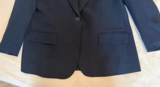 Completo elegante donna Made in Italy blu