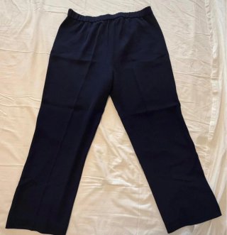 Completo elegante donna Made in Italy blu