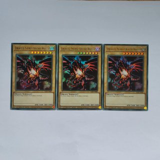 Tre Drago Nero Occhi Rossi, Ultra Rare (LC01)