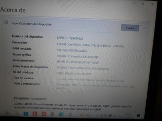 Lenovo 320 Ordenador Portátil Blanco