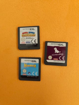 3 Juegos Nintendo DS: Mario, NintenDogs y Hámsters