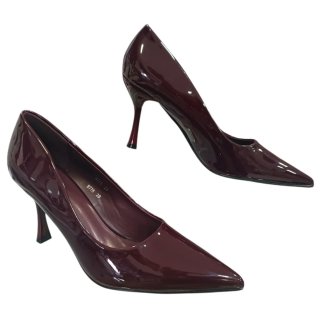 Scarpe con tacco (9cm) wine lucide numeri 39 e 41