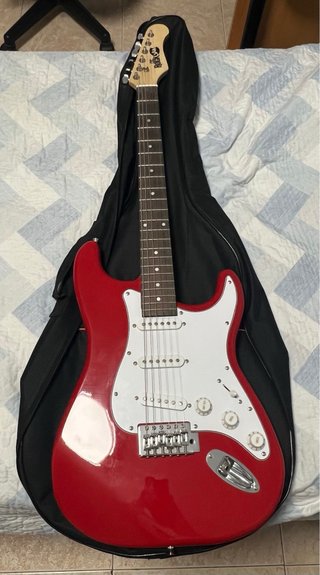 Guitarra Eléctrica Rock Jam Roja