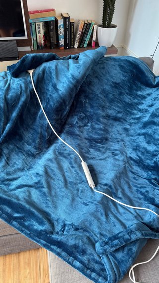 Manta Eléctrica Azul Marino