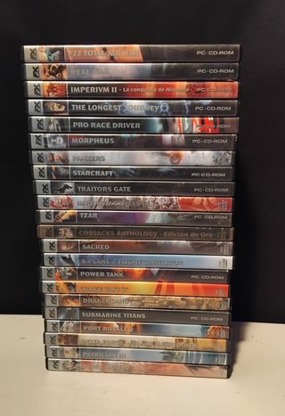Lote de 22 juegos fx  PC CD-ROM todo foncionan