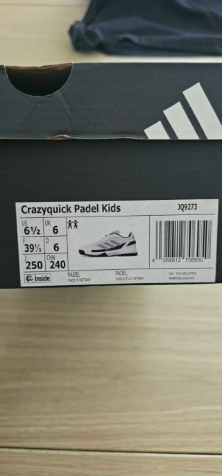 Zapatillas Padel  Adidas Crazyquick Niños Talla 39