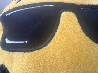 Cojín Emoji Cool Gafas de Sol