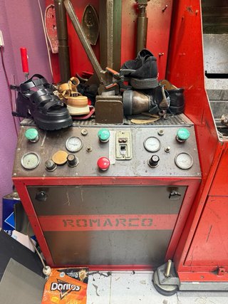 Máquina reparación calzado