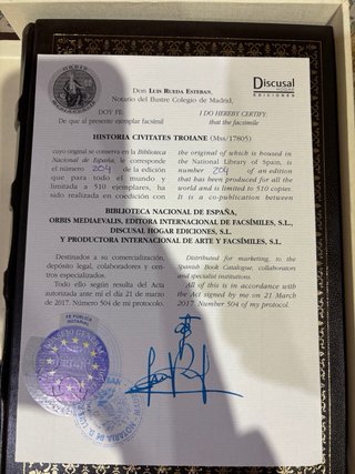 Libro historia civitatis troiane