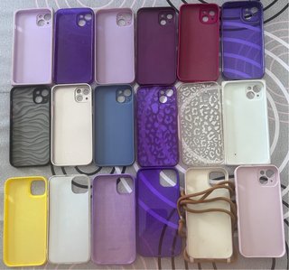 Lote 18 Fundas iPhone 14 Plus Variadas