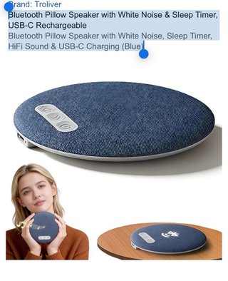 Altavoz Almohada Bluetooth Dormir HiFi USB-C