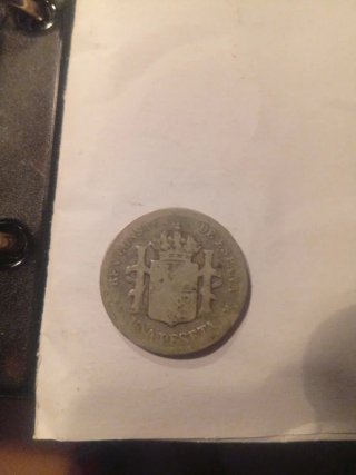 1 Peseta Plata Alfonso XIII 1888