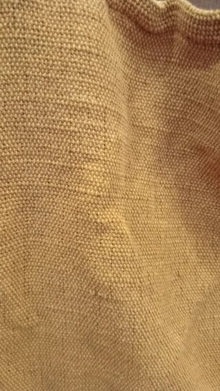 Bolso de lona de cáñamo color teja