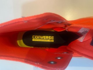 Zapatillas Converse Altas Naranja Mujer