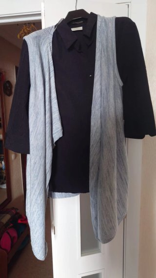 Blusa negra talla 50/52