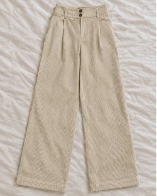 Calça bombazine bege