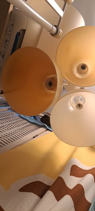 4 Lámparas Melodi Ikea Beige