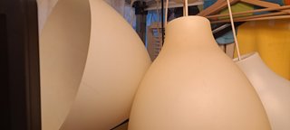 4 Lámparas Melodi Ikea Beige