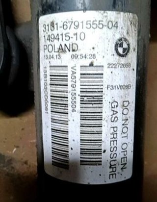 Bmw 278305 amortiguador del der 685581702 serie 3