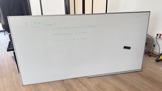 Pizarra Blanca Grande 240x120 cm