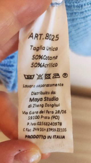 Maglioncino Baraka & Ziggy azzurro a trecce