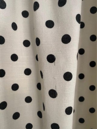 Vestido Zara lunares blanco y negro