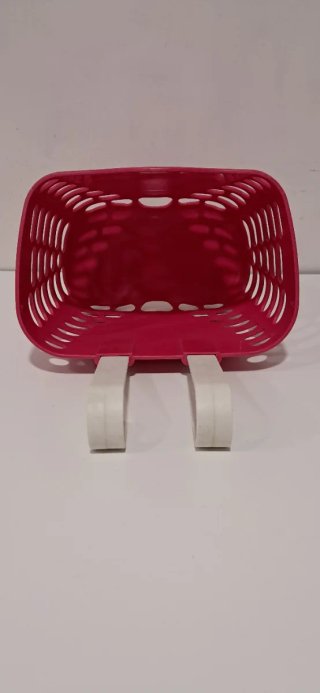 Cesta bicicleta infantil rosa