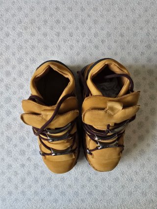 Botas New Rock Plataforma Miel / Amarillo - NUEVAS