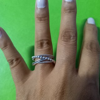 Anillo Plata Minimalista Abierto