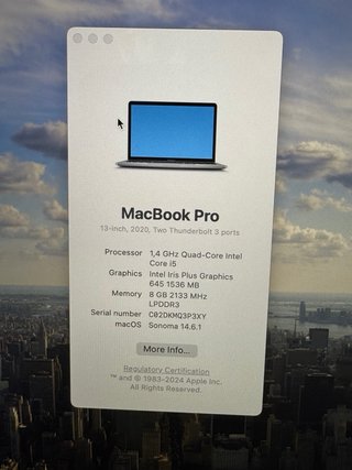 MacBook Pro 2020 Plata | Eng/Ruso