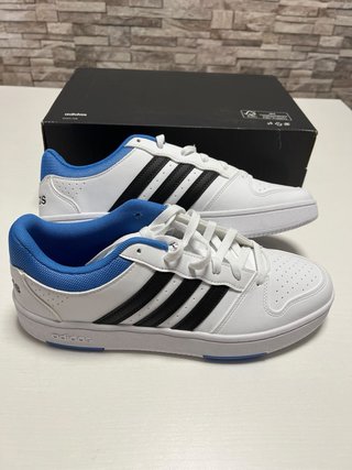 Zapatillas Adidas Hombre Blancas y Azules