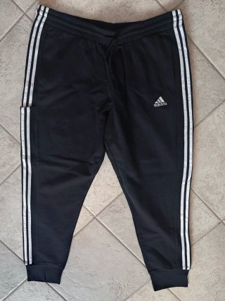 Pantaloni tuta Adidas originali neri Nuovi 2XL