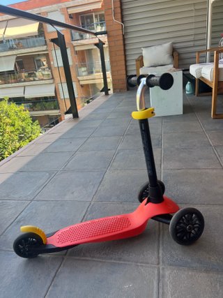 Patinete 3 Ruedas Rojo Infantil