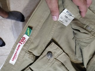 Pantaloni Carrera Uomo Beige Taglia 52