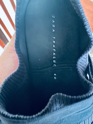 Zara Scarpe a calza blu
