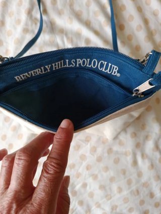 Bolso Polo Club Blanco y Azul