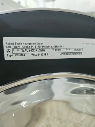 Lavadora Bosch Serie 6 9kg I-Dos 1200 rpm Inverter