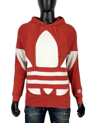 Adidas Originals Felpa Uomo XS Cotone Logo Trefoil