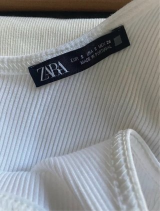 Vestido blanco Zara largo
