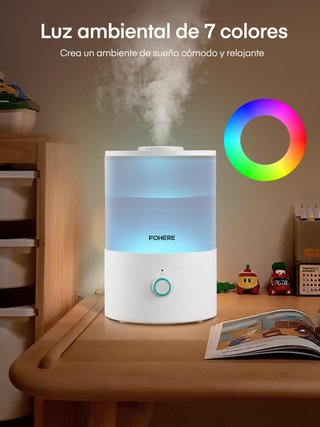 Humidificador FOHERE 3.2L Silencioso Bebés