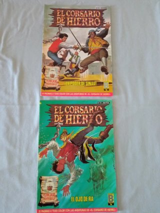 EL CORSARIO DE HIERRO. LOTE DE 10 COMICS DE GRAPA.
