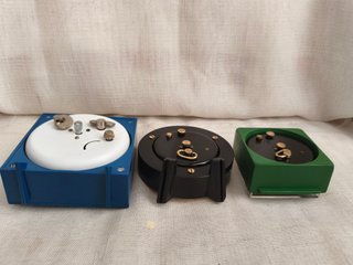 Lote 3 despertadores: 1 Micro azul, 2 Europa
