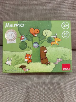 Juego de memoria Goula Memo 75 años