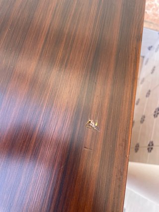 Cómoda de salón madera oscura. Almoradi