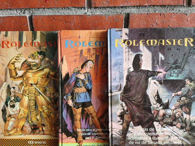 Lote 3 Manuales Básicos Rolemaster